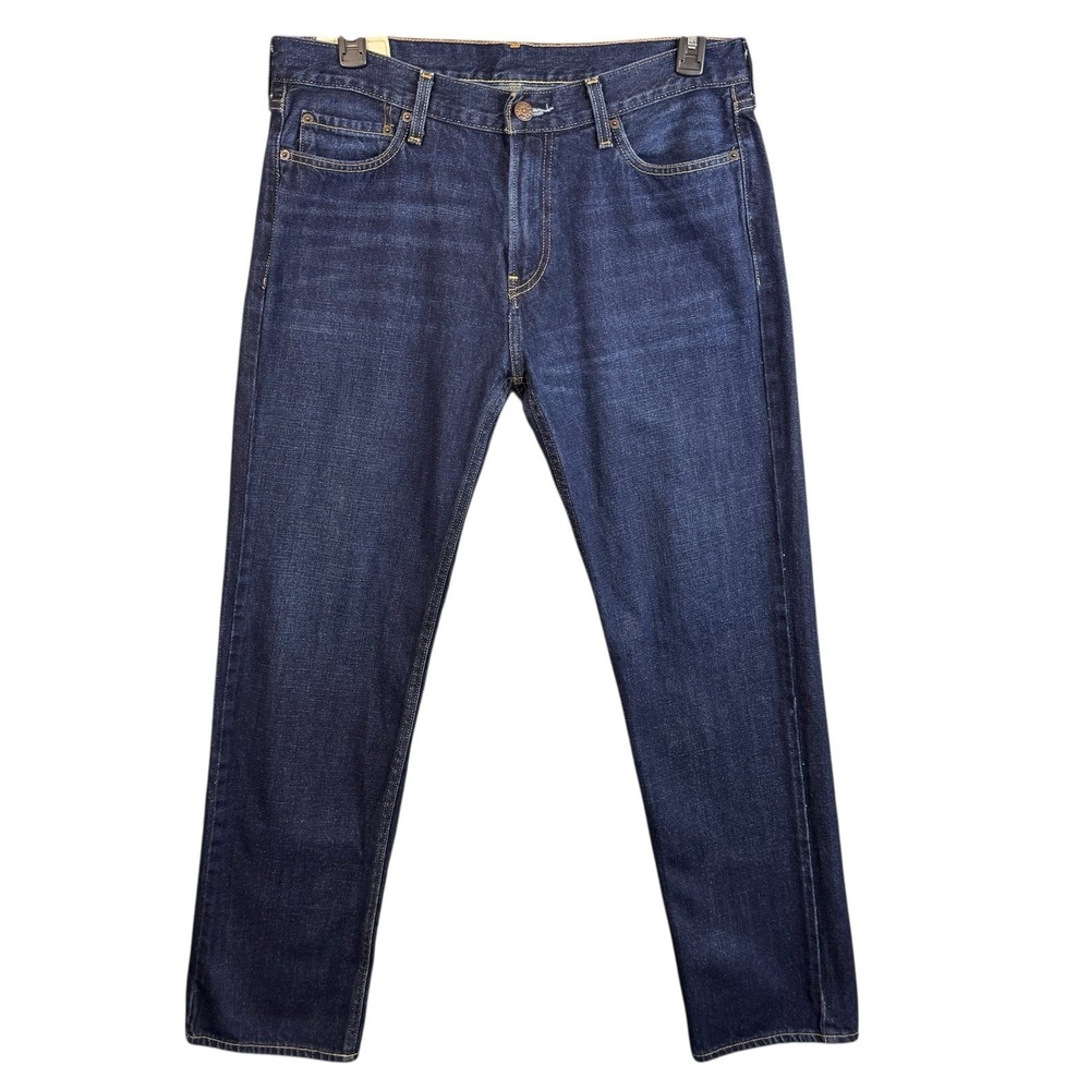 Hollister Mens Jeans W34 L32 Medium Wash Straight Denim